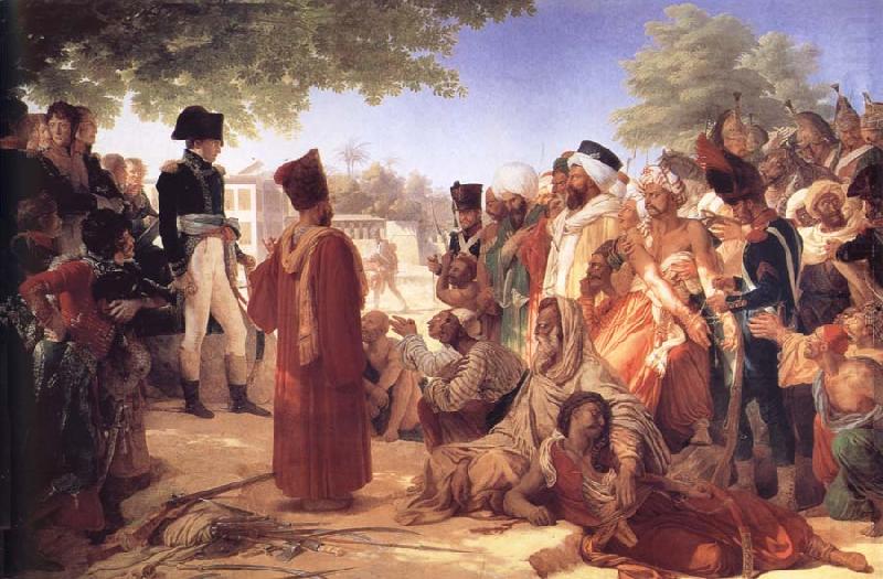 Baron Pierre Narcisse Guerin Bonaparte Pardoning the Insurgents in Cairo china oil painting image